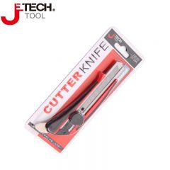 捷科（JETECH） 18mm手锁式钢爪包胶美工刀壁纸刀裁纸刀快递开箱刀 CF-53R