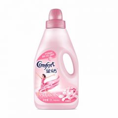 金纺（COMFORT） 衣物护理剂淡雅樱花瓶装2kg柔软护型香香软软防静电家用洗衣留香