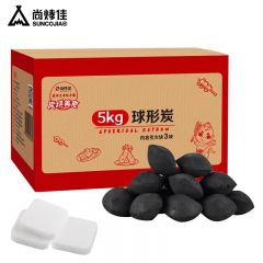 尚烤佳（Suncojia） SKJ-267球形无烟碳10斤球碳烧烤取暖木碳