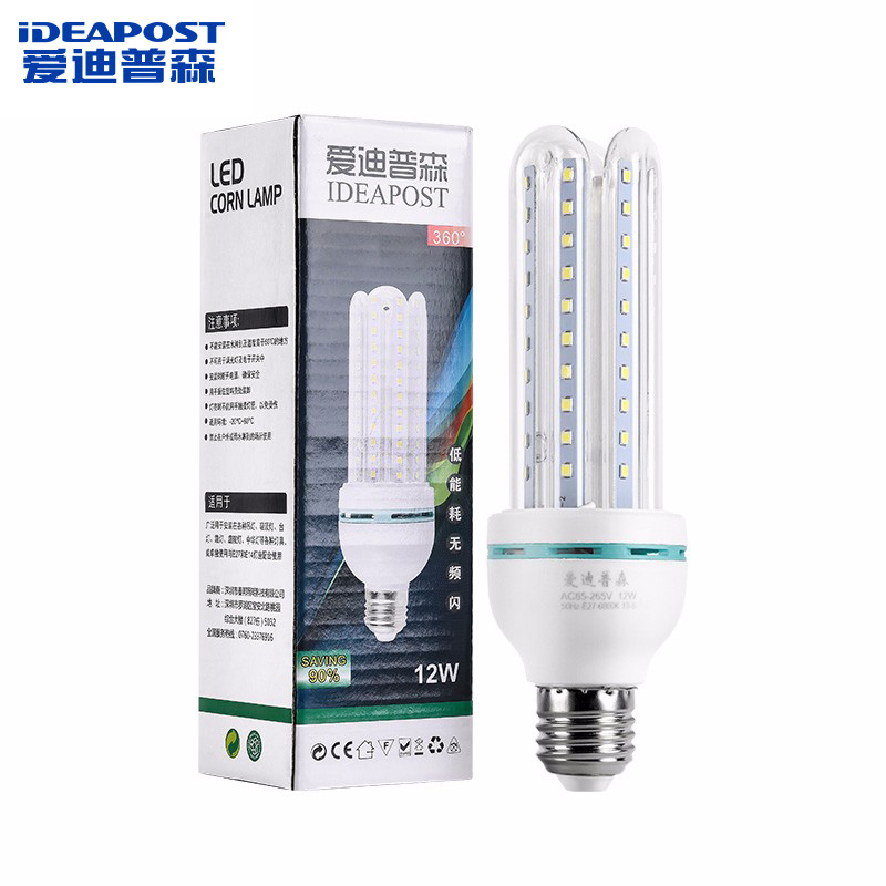 爱迪普森（IDEAPOST）AD-BLG-220 LED灯泡 玉米节能灯泡 e27螺口 仓库厂房灯家用吊灯壁灯 12W 暖光
