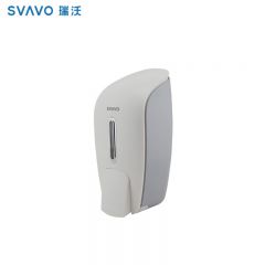 瑞沃(SVAVO) 手动皂液器 PL-151051 单格800ml 壁挂式免打孔手按洗手液瓶厨房洗洁精瓶卫生间洗手机