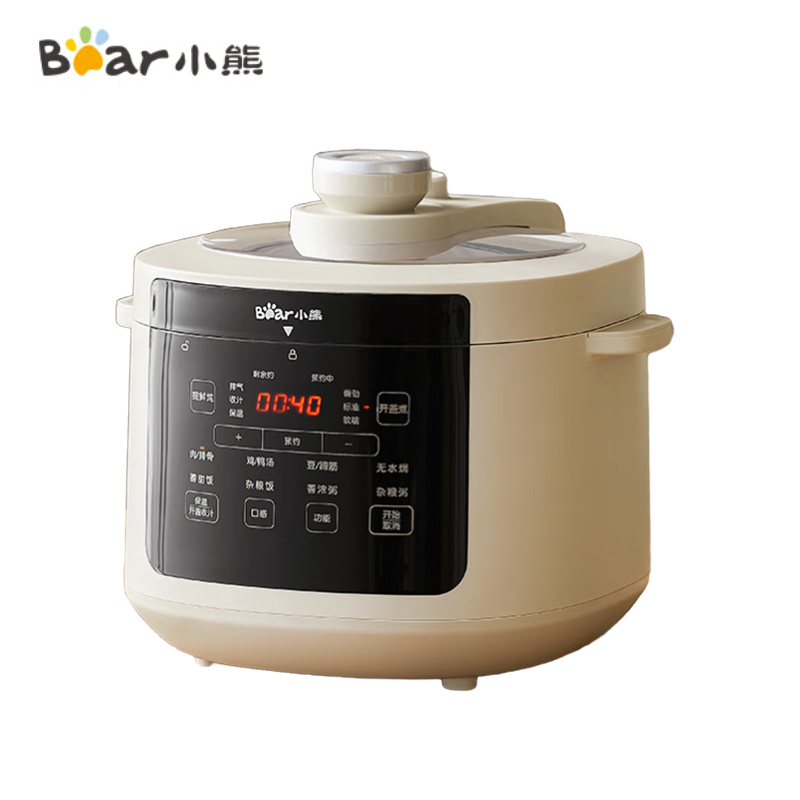 小熊（Bear） 电压力锅 智能高压电饭锅 家用多功能可快煮煲汤大容量电饭煲高压锅 YLB-N50H6 5升3~6人