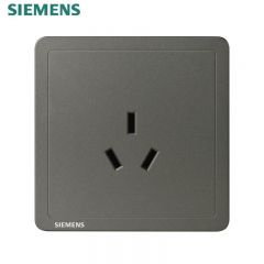 西门子（SIEMENS） 5UB14433NC06 16A 三孔插座三极插座家用墙面插座 致典系列 烟金灰