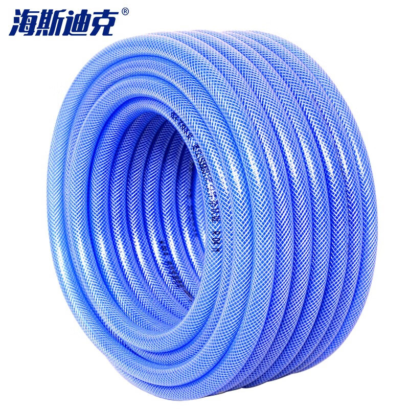 海斯迪克 海蓝水管软管 4英分PVC塑料水管 进水管蛇皮管四季软管 25米/卷