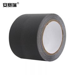 安赛瑞（SAFEWARE） 防滑胶带 PEVA防滑条楼梯地贴 室内钻石纹自粘贴条 100mmx5m 黑色