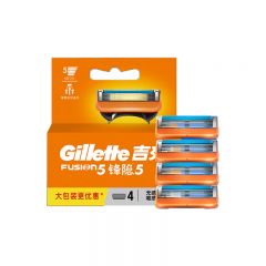 吉列 锋隐5剃须刀片4刀头