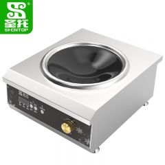 圣托（Shentop） 饭店餐馆炒饭炒菜煲汤炉 商用电磁炉5000W凹面爆炒炉 大功率电磁灶 STB-CA50