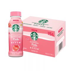 星巴克（Starbucks）生咖粉粉生咖轻咖啡因果汁饮料 270ml*15瓶