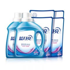 蓝月亮 16斤洗衣组合：洁净薰瓶2kg×2+洁净薰1kg袋×4深层洁净低泡易漂