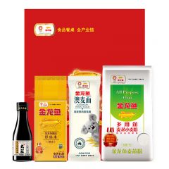 金龙鱼 酱油米面挂面组合四号伴手礼 1700g+150ml