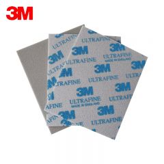 3M  海绵砂纸 木料金属塑料打磨砂纸02601砂块800目11.4*14cm20片装