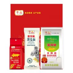 金龙鱼 米面挂面组合二号金伴手礼 1600g