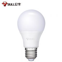 公牛（BULL）LED灯泡E27螺口球泡灯 5W球泡黄光（暖白光）3000K