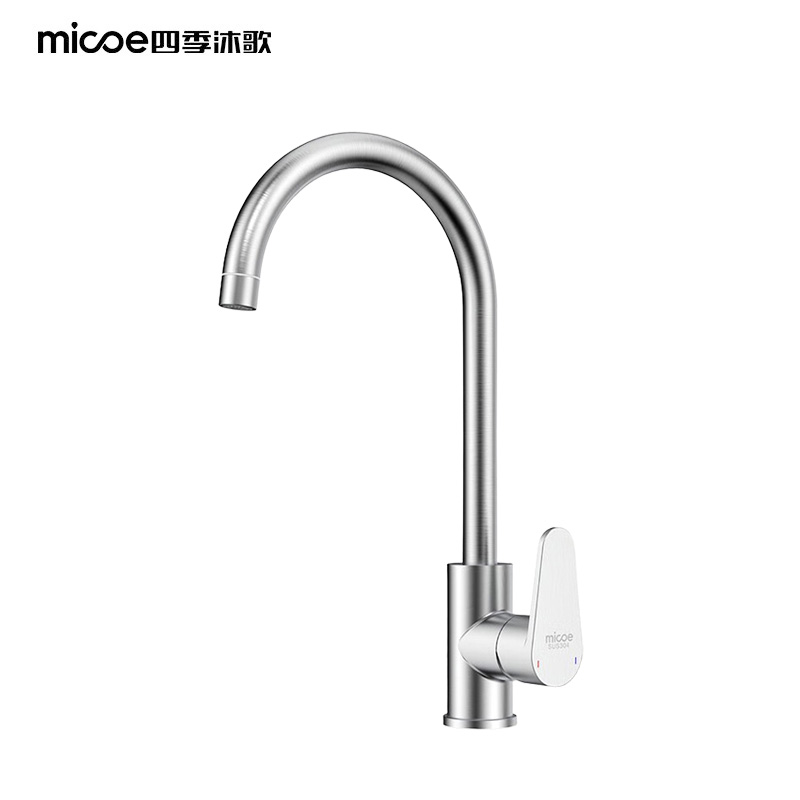 四季沐歌（MICOE） M-C100H 不锈钢厨房龙头不锈钢360度可旋转冷热洗菜盆水槽龙头 冷热/个