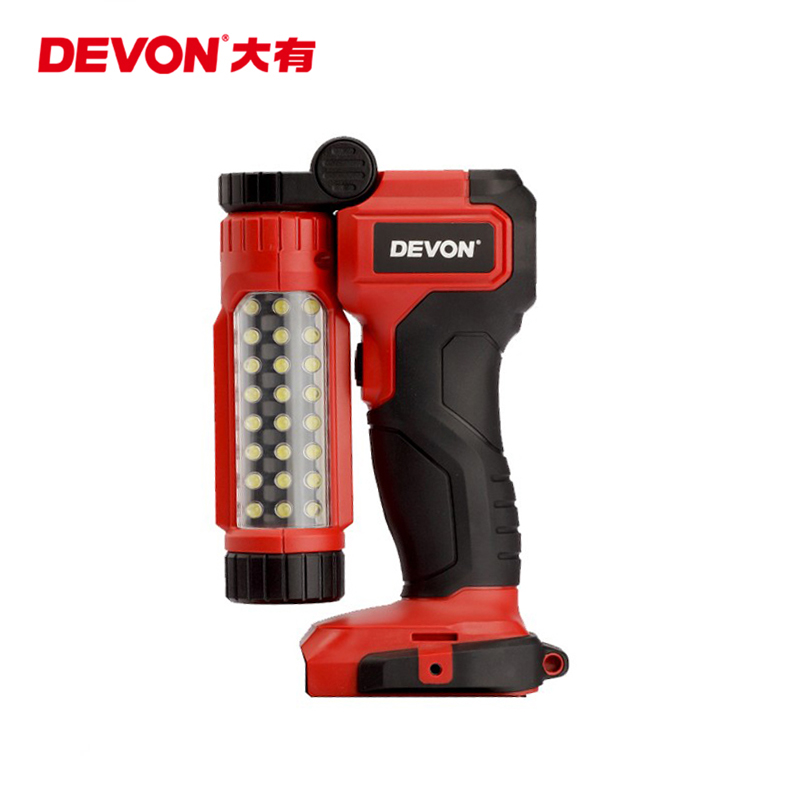 大有20V锂电充电式工作照明5521家用野营LED电动工具照明灯40小时续航 官方标配（不含电池）