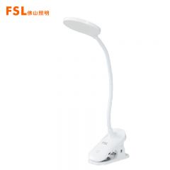 佛山照明（FSL）台灯 护影夹子灯 4w 白 三挡