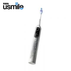 usmile P20 PRO 大摆幅智能电动牙刷 PROX银 深度清洁护龈