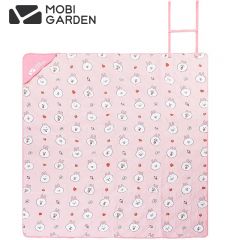牧高笛（MOBIGARDEN） Line Friends合作款户外露营折叠便携儿童野餐垫云霞 可妮兔粉印花