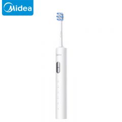 美的（Midea） 电动牙刷情侣电动牙刷软毛自动牙刷电动 深度清洁成人电动牙刷智能 【S1PX白】180天续航+双键智控