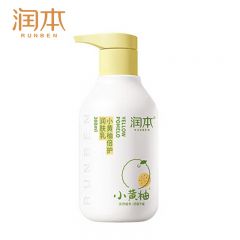 润本 小黄柚倍护润肤乳300ml*1瓶儿童身体乳干燥干痒滋润保湿秋冬季润肤乳