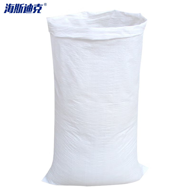 海斯迪克 HKZ-61 白色编织袋 蛇皮袋子 编织袋尼龙袋快递打包袋 45*77cm加厚 100条/包