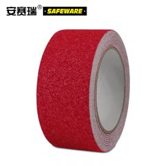 安赛瑞（SAFEWARE） 彩色防滑胶带（玫红）50mm×5m 彩色防滑贴 警示防滑胶带 11900