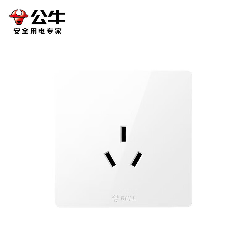 公牛（BULL） G59Z104 明装大板开关插座 家用墙插插座 16A三孔空调插座