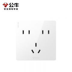 公牛（BULL） G59Z323 明装大板开关插座 家用墙插 七孔插座10A