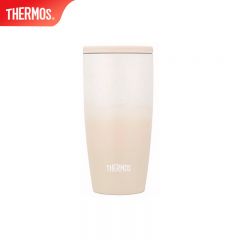 膳魔师（THERMOS） TCDM-420LC保温咖啡杯简约便携办公陶瓷内胆情侣保冷水杯牛奶糖霜CC 400mL