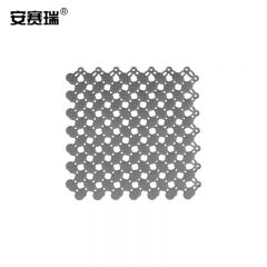 安赛瑞（SAFEWARE） 浴室淋浴房防滑垫 脚垫止滑垫子 自由拼接 浅灰色20x20cm 4片装 淋浴卫生间儿童