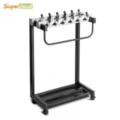 舒蔻 （Supercloud）带锁酒店大堂商用收纳 铁烤漆12头雨伞架
