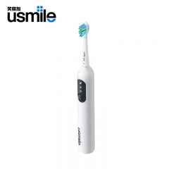 usmile 笑容加电动牙刷 P10 学生 声波震动牙龈呵护亮白清洁P10昆仑白