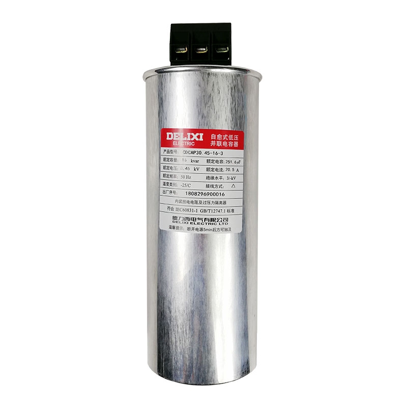 德力西电气（DELIXI ELECTRIC） 圆柱型自愈式低压并联电容器CDCAP3-0.45-10-3