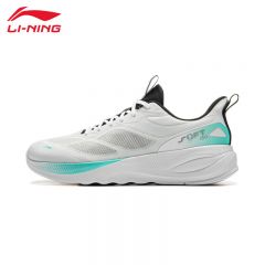 李宁（LI-NING） AGLV091-1运动生活SOFT舒适透气男款潮流休闲鞋 标准白43