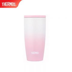 膳魔师（THERMOS） TCDM-420LC SP保温咖啡杯简约便携办公陶瓷内胆情侣保冷水杯草莓糖霜400mL