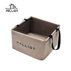 伯希和（Pelliot） 户外折叠水盆新便携式露营大容量储水桶旅游洗脸洗衣泡脚盆 16104403 卡其色