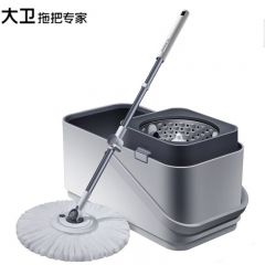 大卫  D7拖把家用旋转拖把桶通用免手洗甩干懒人一拖净干湿两用拖把