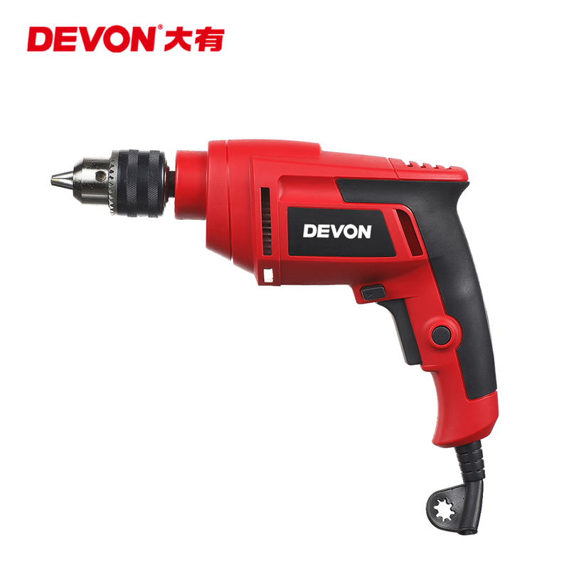 大有（Devon）13mm手电钻1816电动螺丝刀550W工业级带调速正反转电转手枪钻电动工具 1816调速正反转