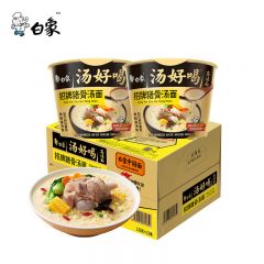 白象 汤好喝方便面 招牌猪骨汤面112g*12桶 整箱