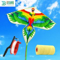 劲邦 风筝鹦鹉带线轮儿童100米成人大型玩具大号户外亲子玩具鹦鹉风筝JB0055