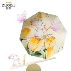 左都 插画遮阳伞星空梦想五折伞