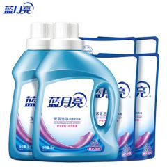 蓝月亮  深层洁净薰衣草香洗衣液8斤组合装（瓶装1kgx2瓶+袋装500gx4袋）