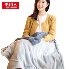 南极人（Nanjiren） 电热毯盖毯  可拆洗自动断电 双面灰 105*85cm 25626800546