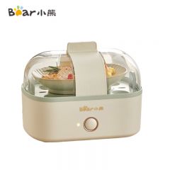 小熊（Bear） 煮蛋器蒸蛋器单层家用自动断电迷你鸡蛋羹蒸鸡蛋器蒸蛋机炖蛋器蒸蛋锅加长蒸盘便携式电蒸锅 ZDQ-D06R1