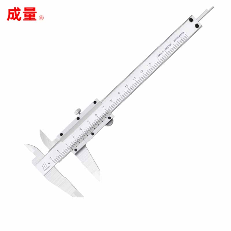成量 高精度测厚仪游标卡尺千分尺 不锈钢游标卡尺（四用）0-125mm