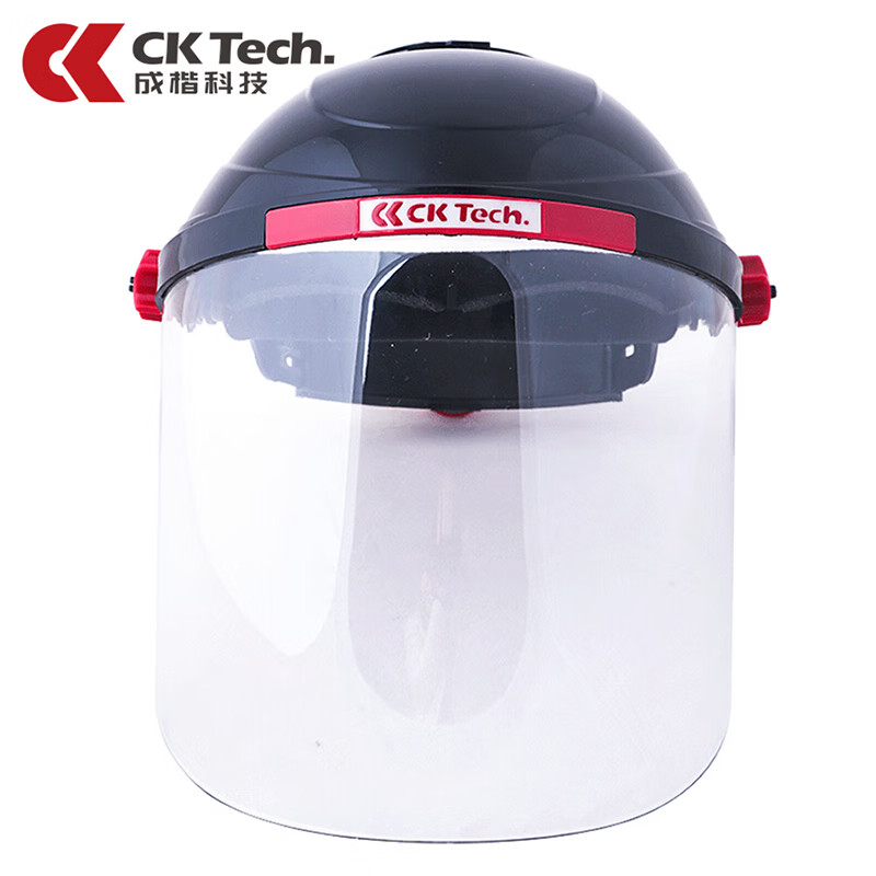 成楷科技（CK-Tech）CKL-3117 防护面屏  工业抗冲击耐高温防飞溅 头戴式透明面罩 黑色