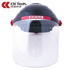 成楷科技（CK-Tech）CKL-3117 防护面屏  工业抗冲击耐高温防飞溅 头戴式透明面罩 黑色