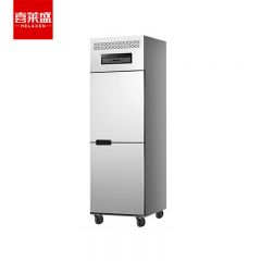 喜莱盛（XLS） 双门冰箱商用冰柜 不锈钢立式冷藏冷冻双温保鲜柜展示柜 双门冷柜饭店酒店厨房设备XLS-2D
