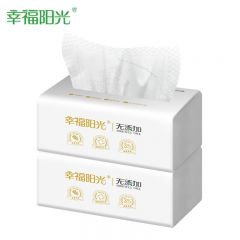 幸福阳光 E3M3130WECA 无添加抽纸3层130抽*20包母婴适用厚韧压花