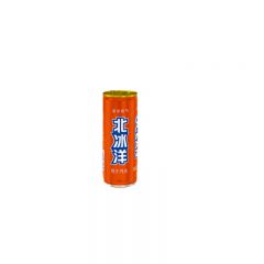 北冰洋 汽水饮料 果汁味饮品桔汁汽水碳酸饮料 330ml*6听塑封小包装